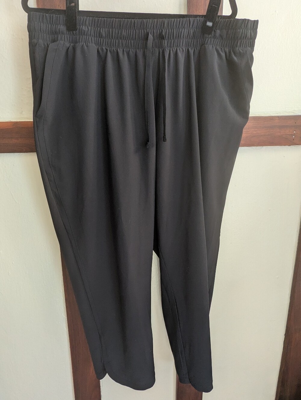 Talbots 2X Black Elastic Waist Pull-On Pants